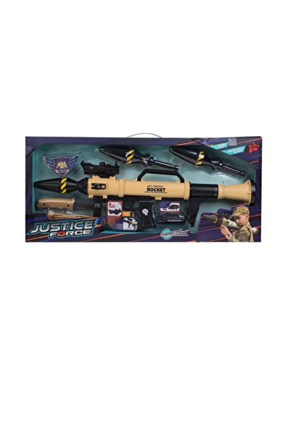 Jumbo Pistol de jucărie tip bazooka cu lumină, sunete și accesorii