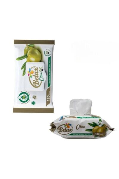 BELUX Indulge in the Softness of Olive Oil with Wet Wipes (120 Wipes). Econom...