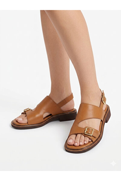Tamdabu Ayakkabı Genuine Leather Stylish and Comfortable Buckle-Strap Women's...