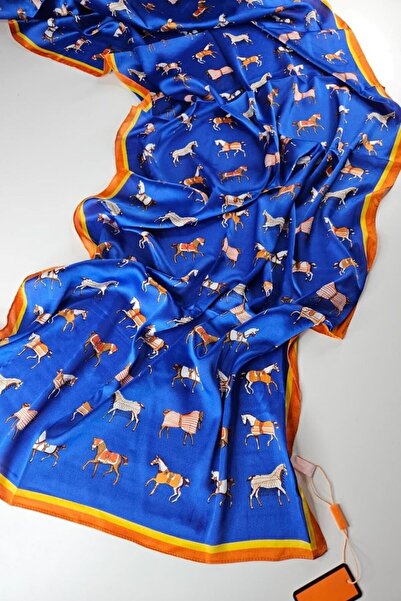 shalya scrafs Horse Figure New Season Voile Silk Shawl Accessory Shoulder Sha...