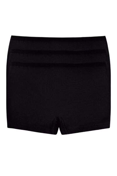 YILDIZ Lycra Women's Boxer Black 3-Pack