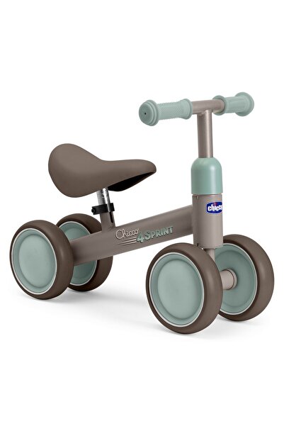 Chicco Bicicleta copii Ride On cu 4 roti pentru echilibru, Grej, 12 luni+