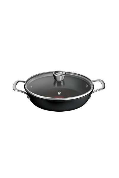TEFAL Tigaie cu capac Excellence+ G3308802, 24 cm, strat antiaderent, tehnolo...