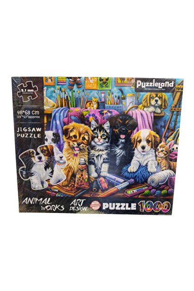 izmir yazici servis Puzzle 1000 Parça 48x68 Cm. Canlı Parlak Baskı Puzzle Yap...