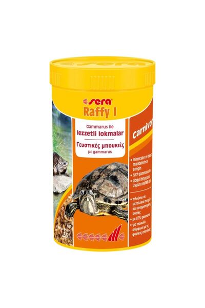 SERA Raffy I Gammarus Τροφή Χελώνας Γαρίδα 250ml