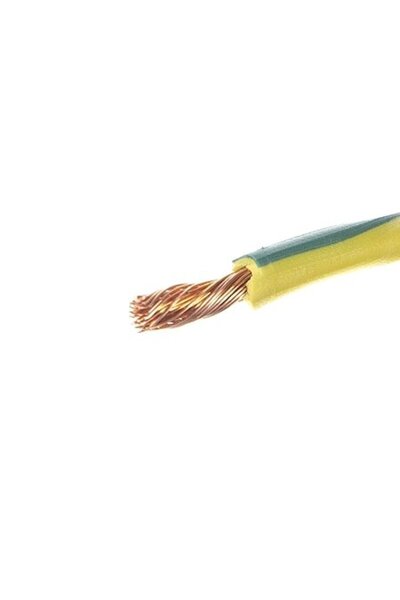 YUPY ®   Cablu electric MYF, H07V-K, 4 mm², 25 m, verde-galben