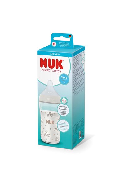 Nuk Perfect Match Cam Biberon 230ml Beyaz Unisex