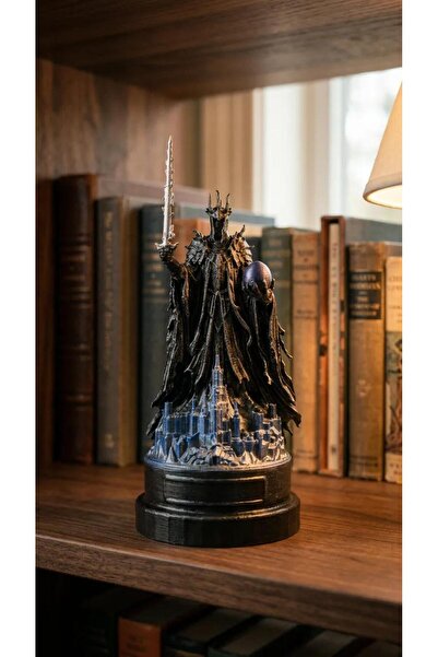 CRAFTEL Yüzüklerin Efendisi LOTR Koleksiyonluk Cadı Kral Witch King Figür 15 cm