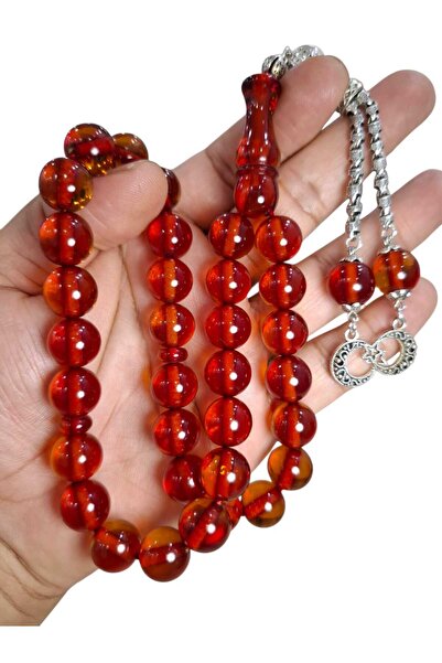 Cekke Tesbih Original Fire Amber Prayer Beads, Suitable for 13 Days of Use