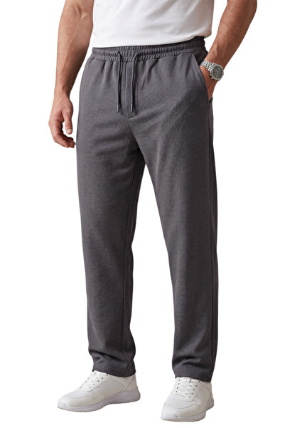 DeepSEA Pantaloni sport pentru bărbați, stil baggy, din Lycra, cu șnur elasti...