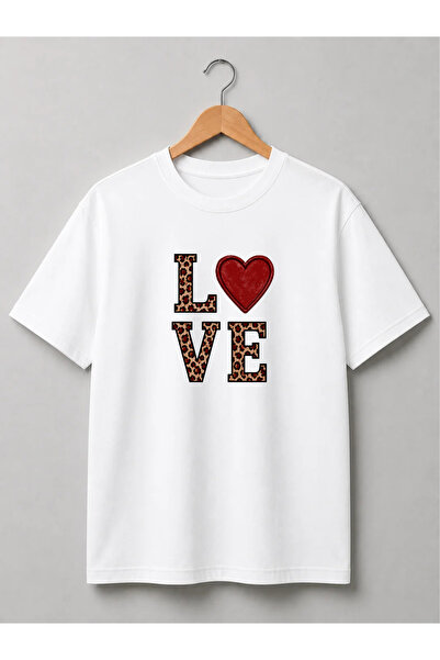 Grafftee Clothing تي شيرت قطني مطبوع بتصميم فاخر للجنسين من TUNALYA بنمط الحب...