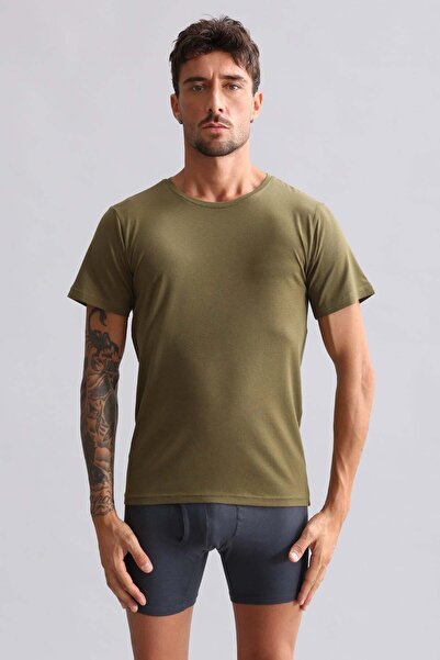 Aytuğ&Mısırlı Egyptian Modal by Tencel Hercules Slim Fit Crew Neck Undershirt...