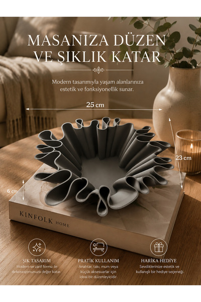 Formera Modern Dekoratif Tepsi – Şık Tasarımlı Masa Üstü Organizer