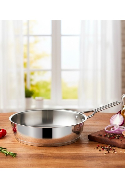 ÖZLİFE KROS 28 Cm Tekli Çelik Tava