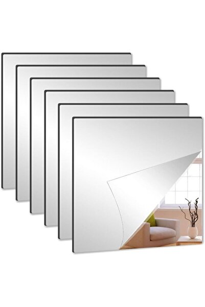 Vivendo Set 32 oglinzi acrilice decorative design patrat