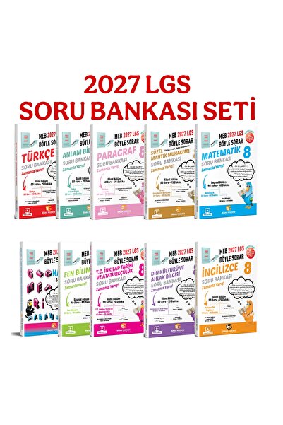 SİNAN KUZUCU YAYINLARI 8. SINIF SORU BANKASI SETİ ( 2027 LGS )