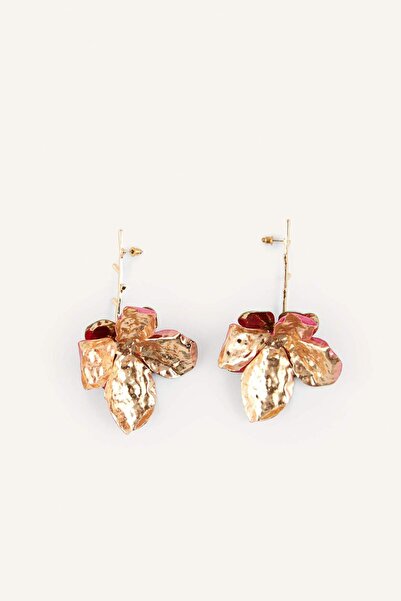 DeFacto Women's Leaf Figured Earrings H9968Axns