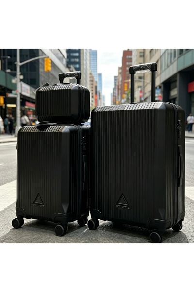 Bleco Minimalist Business Silent Spinner Wheel Suitcase Set (20/24/28 inches).