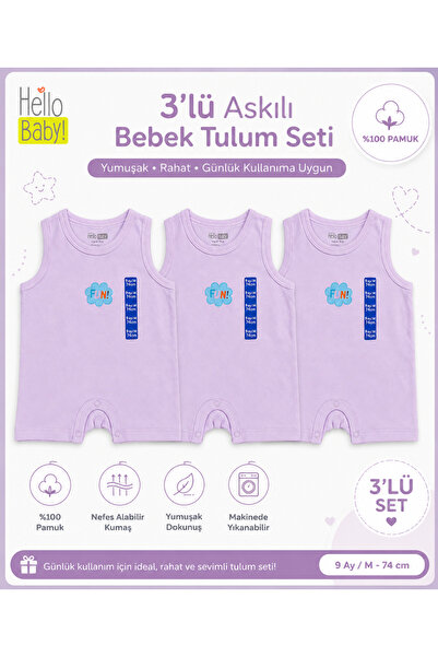 Hello Baby HelloBaby 3 Lü Tulum Seti Pembe (3 Adet Gönderilir)