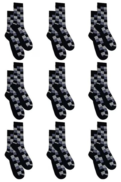 Kappa Set 9 perechi de sosete medii-casual cu model si design 3D din bumbac p...