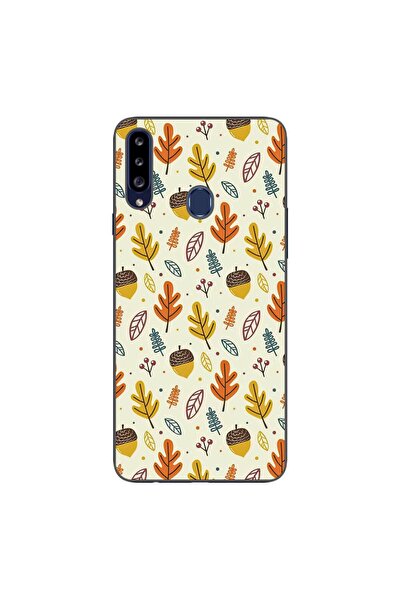 OEM Husa compatibila cu Samsung Galaxy A20S Silicon Gel Tpu Model Autumn Pattern
