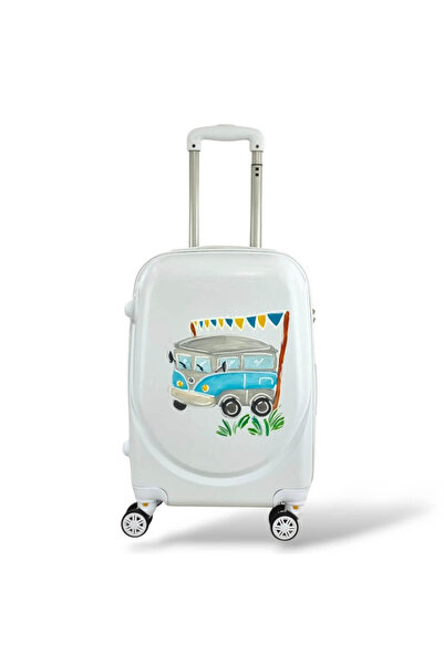 Playful Σκληρή Παιδική Βαλίτσα Καμπίνας PLAYFULBAGS PS219-20. 55x40x20εκ. Λευ...