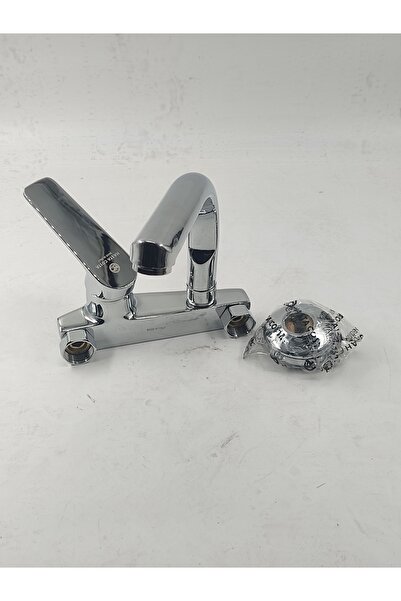 Costa Kitchen Mixer Tap Wall Mounted Automatic Chrome Italian - Made in Italy