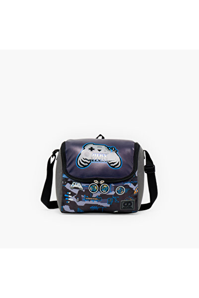 Sami Studio Gamer Print Lunch Bag for Boys 5-8 Years with Insulation