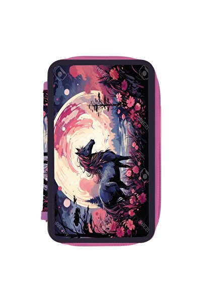 Herlitz Penar neechipat Herlitz, 3 compartimente, motiv Horse