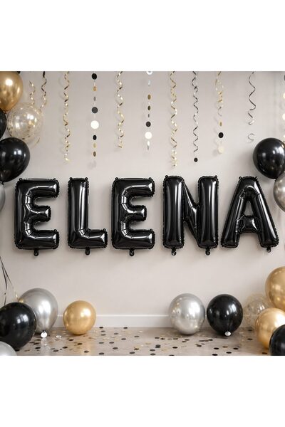 Bibilel Baloane Folie Metalizate, Bibilel, Set ELENA, Heliu sau Aer, Pai incl...