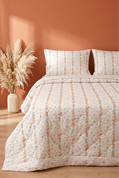 Rivaİstanbul Colorful Spring Branch Double Quilted Pique & Multi-Purpose Beds...