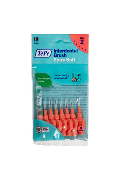 TePe Interdental Brush, Extra Soft, 8 pcs, 0.5 mm