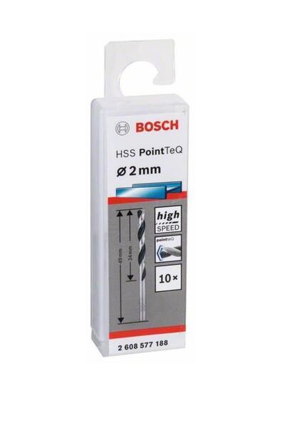 Bosch HSS PointTeQ Matkap Uç Metal 2x24x49mm 10 Parça