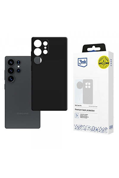 3MK Калъф за Samsung Galaxy S25 Ultra S938, 3MK, Pro, Матово черен