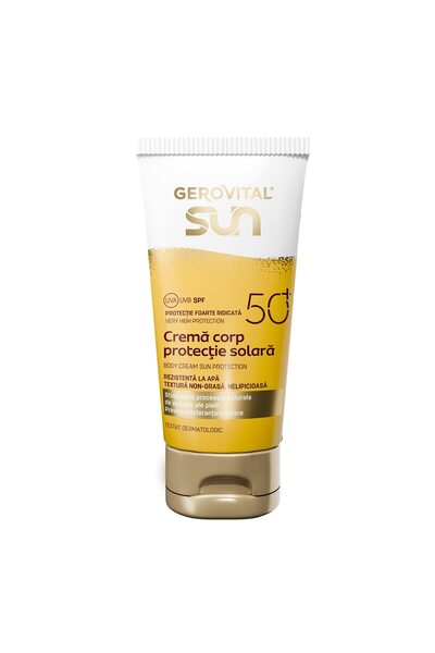 GEROVITAL Crema de corp cu protectie solara SPF 50+ Sun, 50 ml,