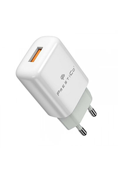 PRESTICO Incarcator Retea F9, 12W, 2.4A, 1 x USB-A, Alb