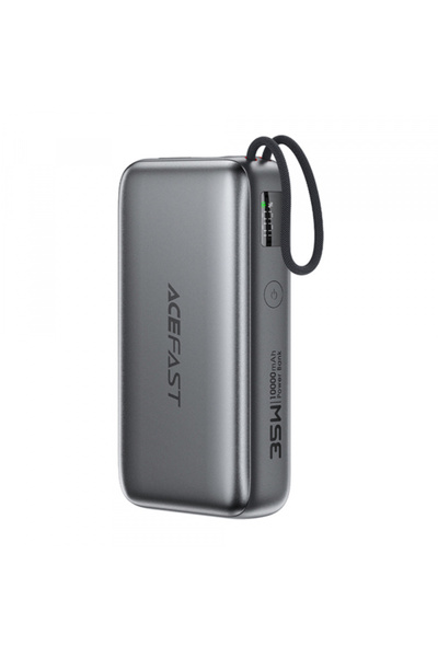 Acefast Baterie Externa M32, 10000mAh, 35W, PD, 2 x USB-C, Gri