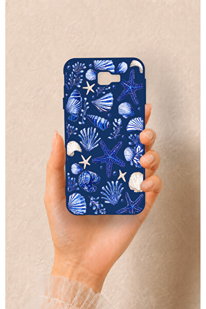 Vip Case Samsung J7 Prime Uyumlu Deniz Kabuğu Desenli Silikon Kılıf