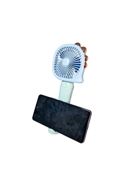 Naimeed Company Ventilator, cu baterie, Naimeed D5828, USB, Albastru, 112x212x43mm