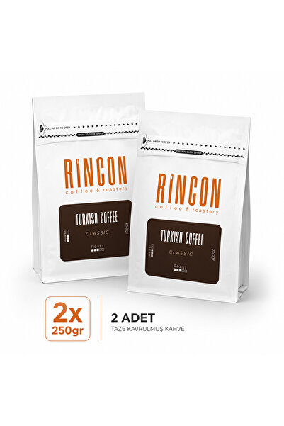 Rincon Coffee Roastery Türk Kahvesi Premium | Yumuşak İçimli Öğütülmüş Orta K...