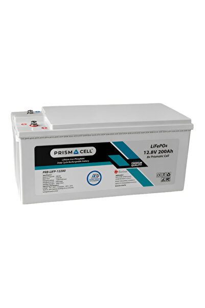 Genel Markalar Prismacell LIFEPO4 akü 200ah 12.8 volt TURBO FAST CHARGING Kar...