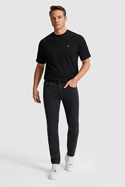 U.S. Polo Assn. Pantaloni slim fit Black Jean pentru bărbați