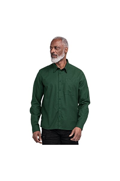 SCHOFFEL Мъжка риза Kleion в цвят тъмен нефрит