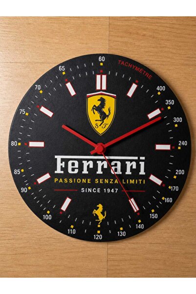 Pond Design 3D Design Modern Decorative Children's Room Wall Clock Ferrari