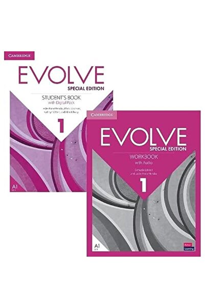 Cambridge كتاب الطالب Evolve المستوى 1 مع الحزمة الرقمية وكتاب التمارين مع ال...