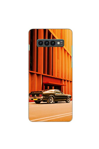 OEM Θήκη συμβατή με Samsung Galaxy S10 Σιλικόνης Gel TPU Μοντέλο Mustang Sunset