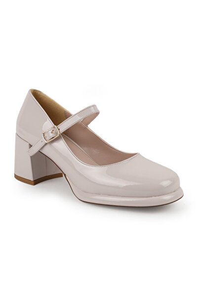 Libero Women's Mary Jane Heels Shoes Shiny Patent Leather Thick Block Heel Cl...