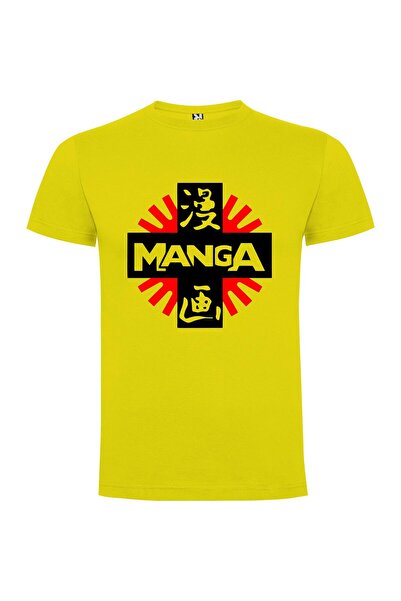 iLovePrints Red & Black Manga Tshirt