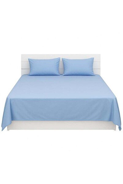 Hotel Linen Klub 3-Piece Bedding Sheets With Pillowcases Cotton Blend Blue 24...