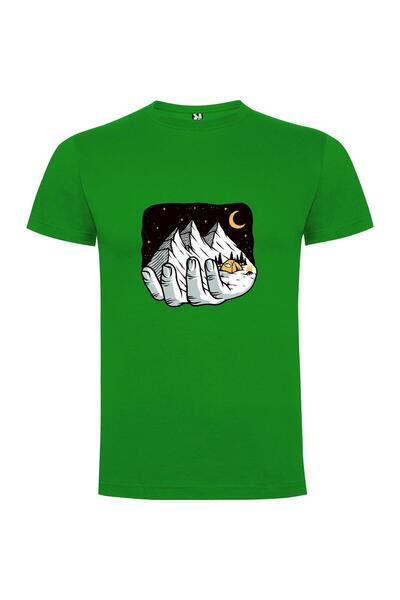 iLovePrints Mountain Tent Adventure Tshirt